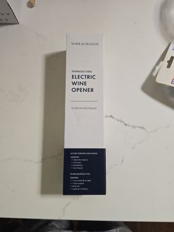 Mark & Graham Stainless Steel Electric Wine Opener