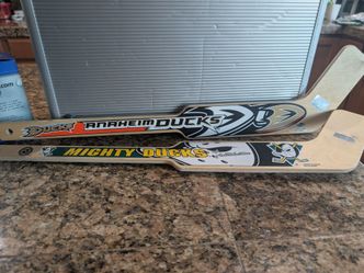 Anaheim Ducks goalie sticks