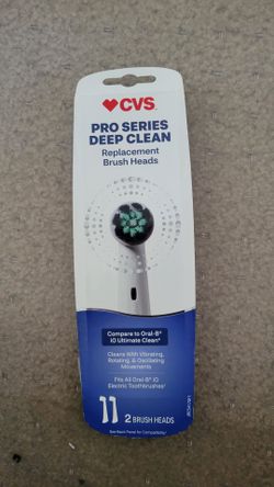 CVS Pro Series Deep Clean Replacement Brush Heads