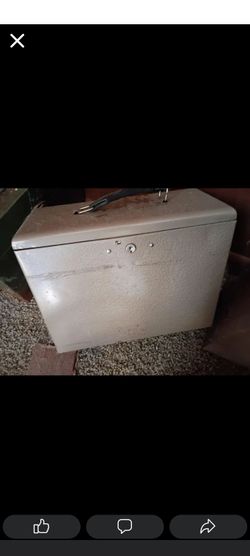 Metal filing box no key