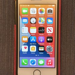 Apple iPhone SE Model MLM02LL/A with cover and screen protector, good condition, 16B, current software 14.7.1,1st generation.