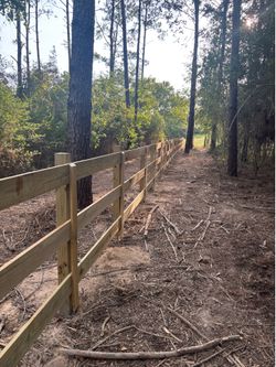 Ranch fencing land clearing