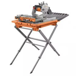 RIDGID 12 Amp 8 in. Blade Corded Wet Tile Saw with Extended Rip
