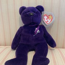 TY Princess Diana Beanie Baby *RARE 1997 1st edition made in China P.E. Pellets