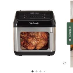 Sur La Table Left Hinge Multi-Function Air Fryer, 13 qt.