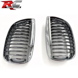 Fits 2004-2007 BMW E81/E87 1-Series Performance Front Bumper Upper Grille Chrome ABS