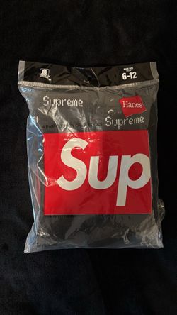 Black Supreme Socks