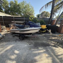 Jetski  Wave Runner And Trailer 