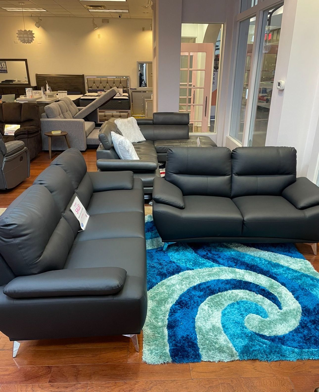 COMFY NEW VALENCIA SOFA AND LOVESEAT SET ON SALE ONLY $699. IN STOCK SAME DAY DELIVERY π EASY FINANCING