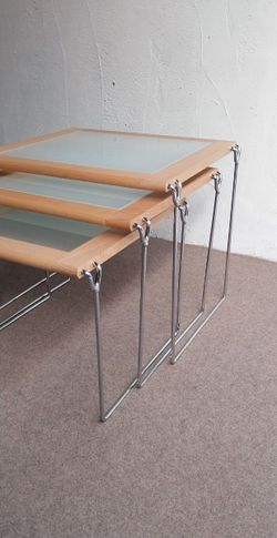 Vintage Danish  Nesting Side Tables