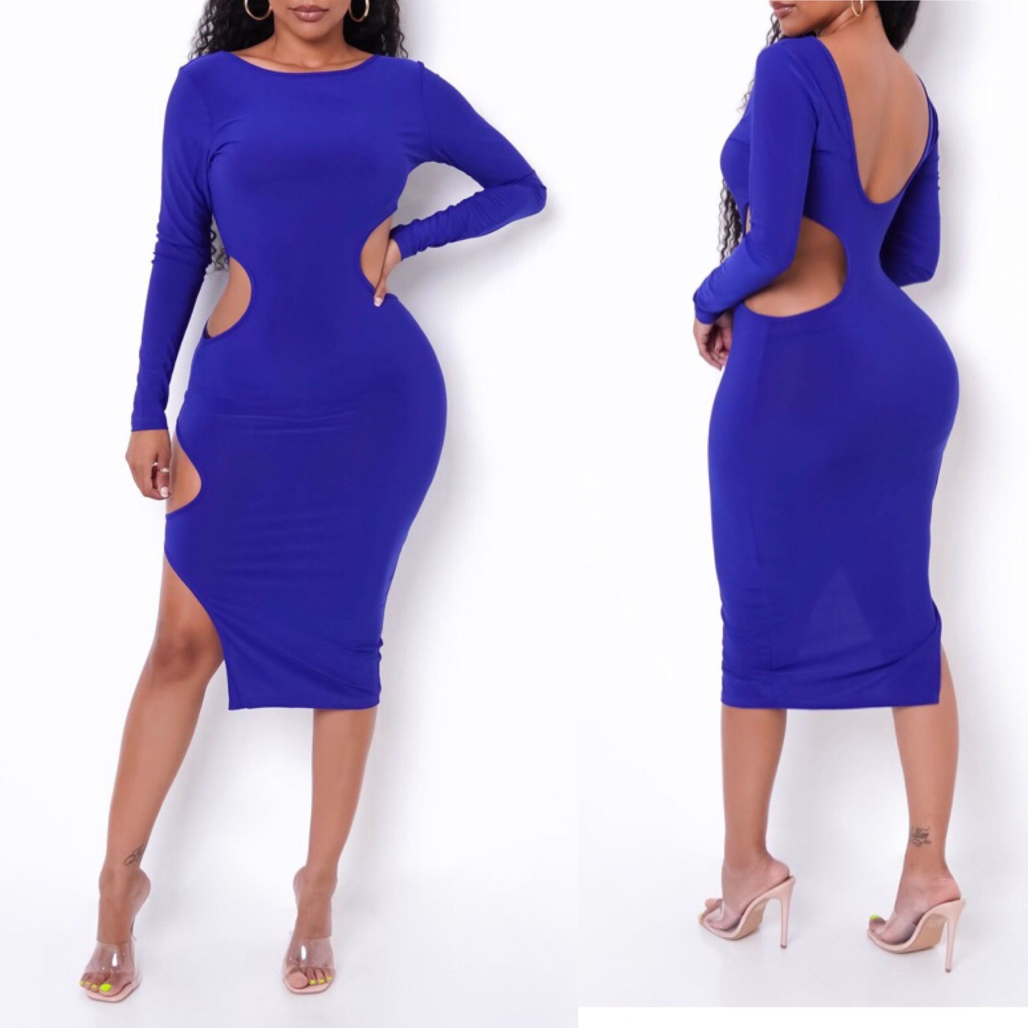 Royal Blue Dress  Size Small , Medium And Large Available 