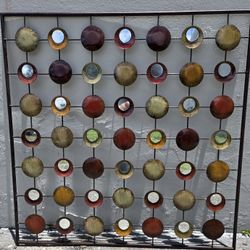 Metal/Mirror Wall Art, 29" Tall-PLEASE READ DESCRIPTION 