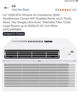 LG 12000 BTU Window Air Conditioner 