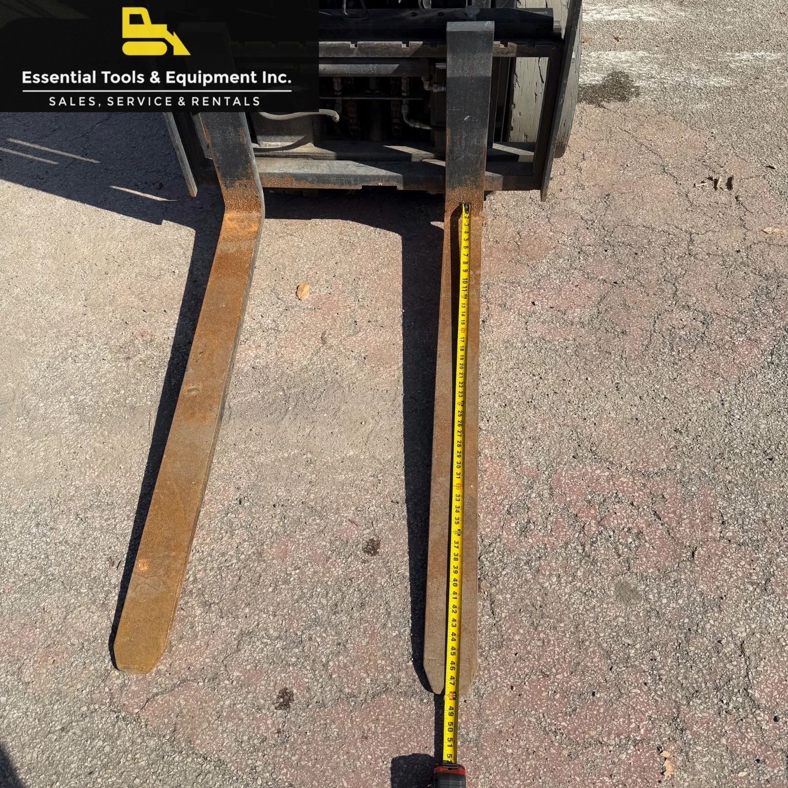 Class III 3 Forklift Forks 45" Long X 8" Wide X 1.5" Thin Plywood Lumber