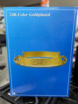 24K Gold Plated Decorative Serving Tray