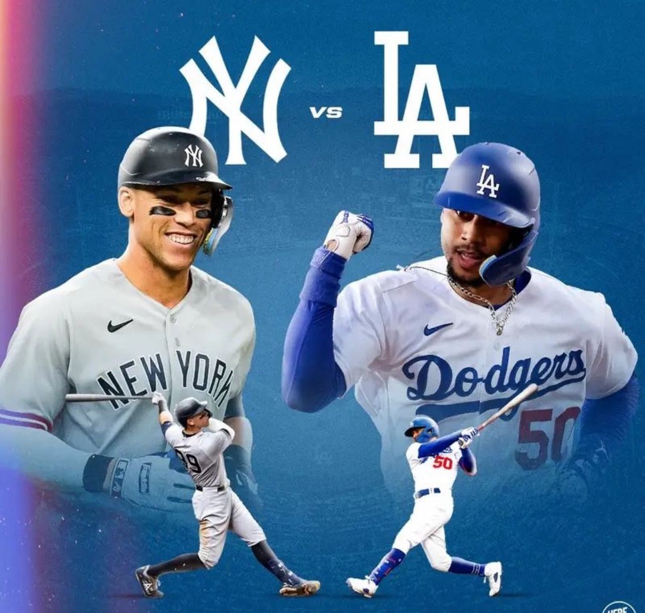 DODGERS VS THE NEW YORK YANKEES