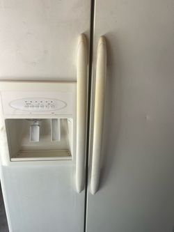 Maytag double door fridge and freezer