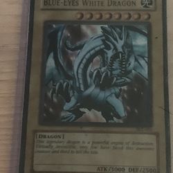 Yu-go-oh-  BLUE- EYES WHITE DRAGON