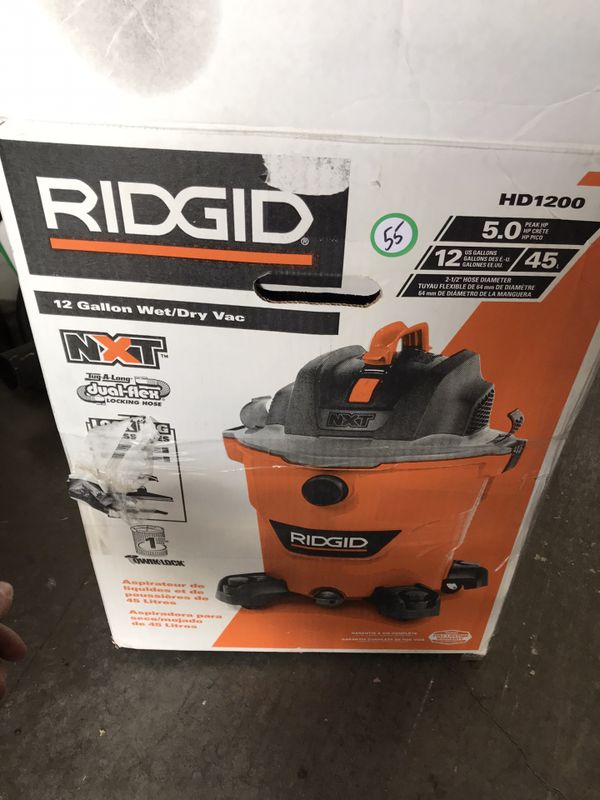 ridgid shop vac 12 gallon 5.0 hp parts
