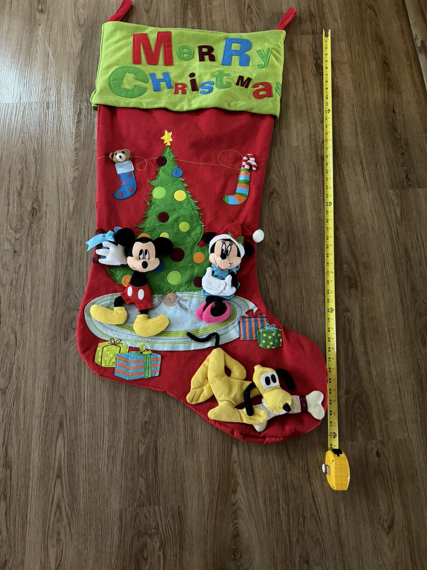 Massive 4’x2’ Vintage Disney Christmas Stocking
