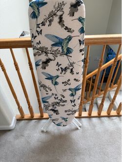 Duwee 13"×35" Ironing Board Small with Heat Resistant Cover Thicken Padding Folding Compact Ironing Board, Light Weight, Easy to Storage Amazon's Choi