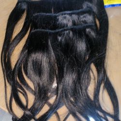 Extensiones De Cabello Natural Negro 12 Inch-120 G 