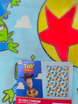 Disney Pixar Toy Story Plush Throw Blanket 50x70