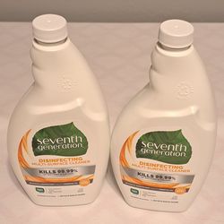 Seventh Generation Disinfecting Multi-Surface Cleaner Lemongrass Citus Scent NEW 