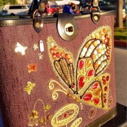Enid Collins Butterfly Purse