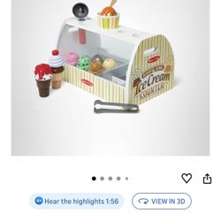 Melissa & Doug Ice cream counter