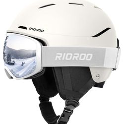 Ski Helmet and Goggles Set, Snowboard Helmet