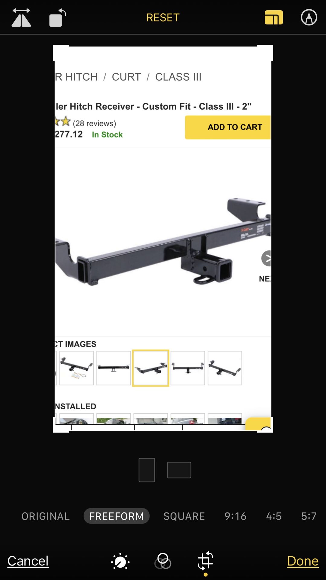 Tow Bar For Ford Bronco Sport Class3