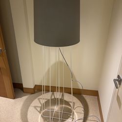 Modern White Floor Lamp – 68” Tall Minimalist Lamp