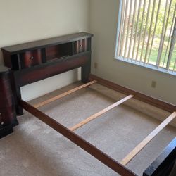 Cherry Wood Bed Frame