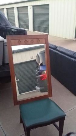 Very heavy vintage mirror