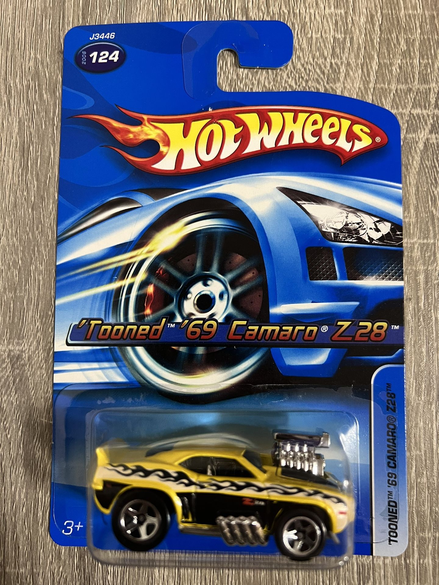 New Mattel 2006 Hot Wheels ‘Tooned ‘69 Camaro Z28 Toy Car