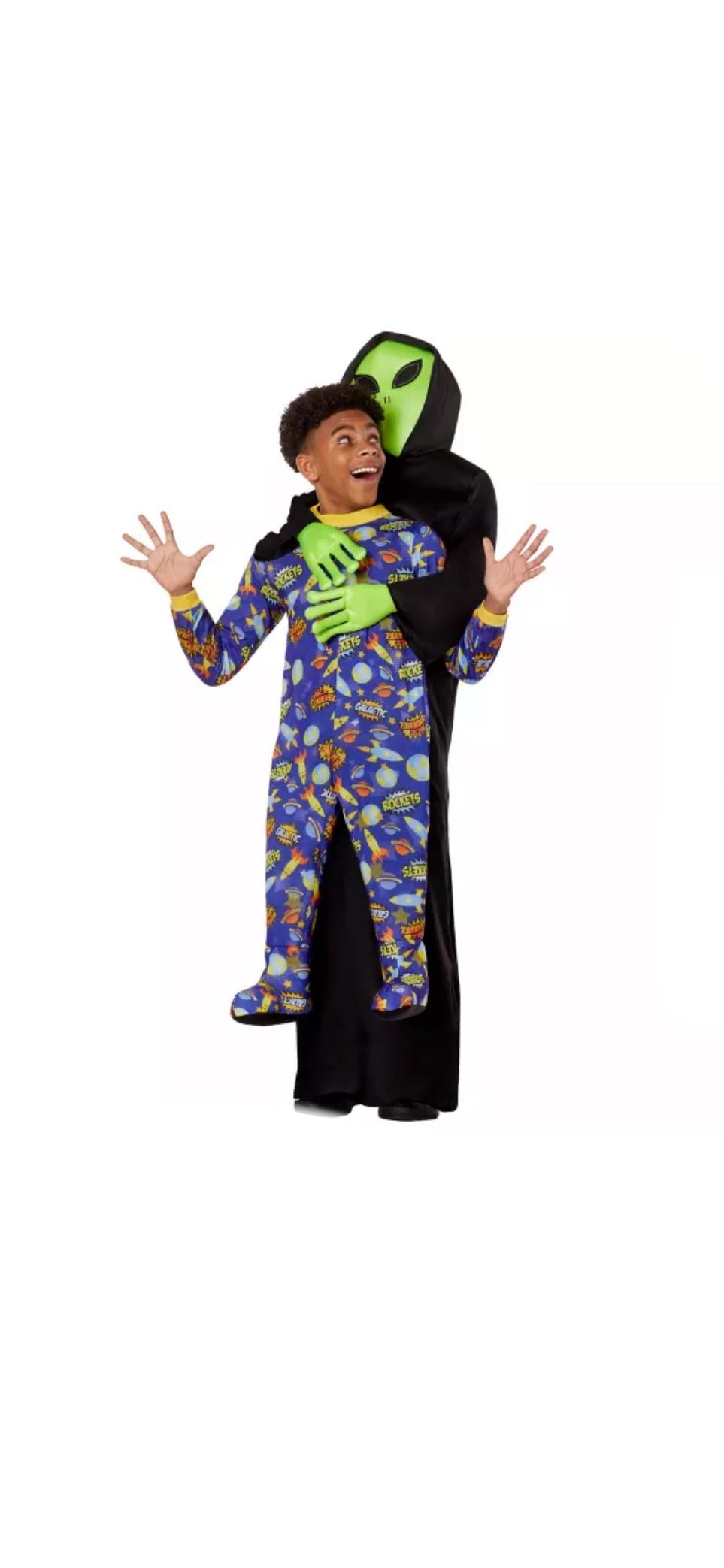Alien Kids Costume. Fits Kids Age 5-7