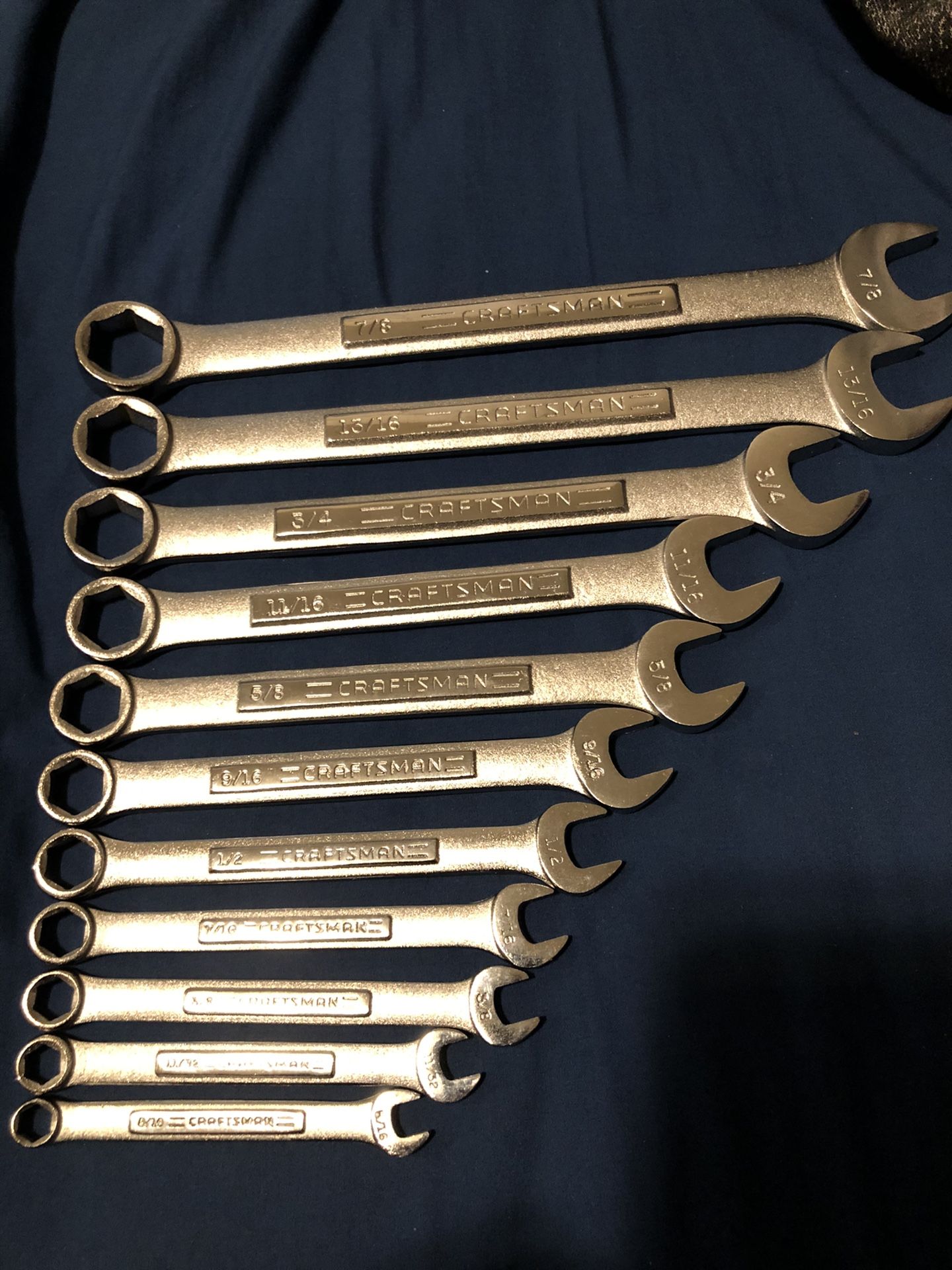 Craftsman wrenches SAE