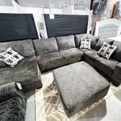 Ashley Ballinasloe Sectional Smoke Free Delivery
