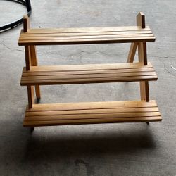 3 Tier Wooden Shelf