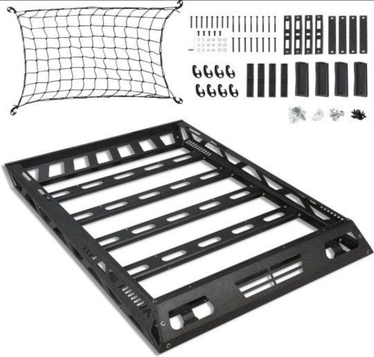 Stamped Steel Roof Mount Cargo Basket