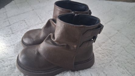Brown Boots size 2 kids