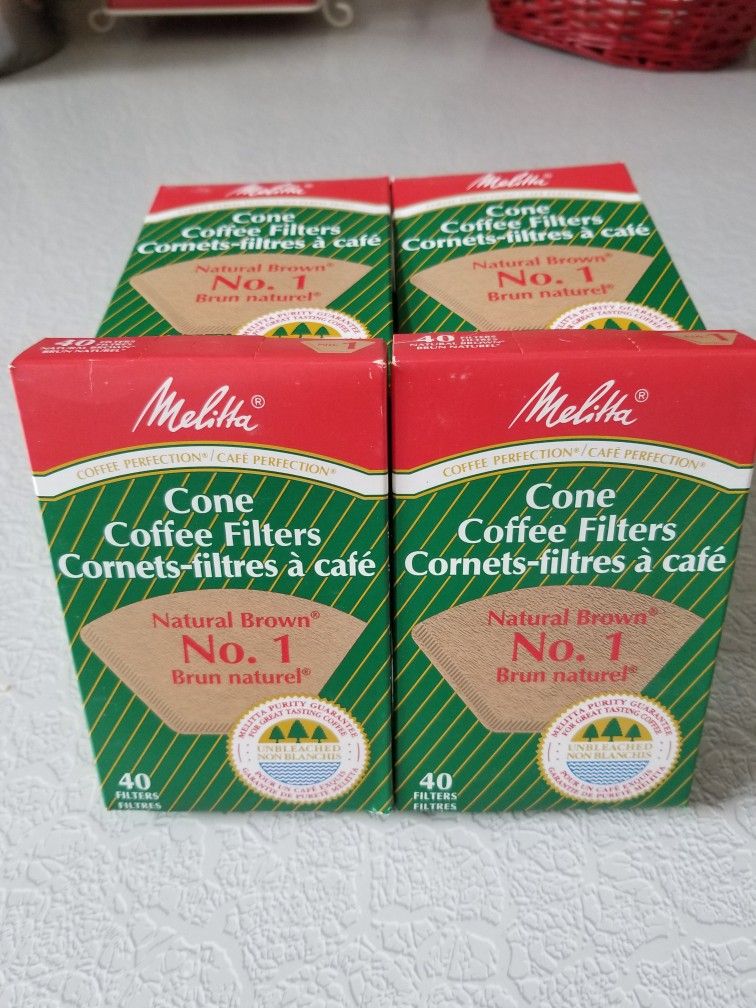 12 Boxes Of Melita Coffee Filters