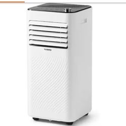 6,000 BTU Portable Air Conditioner Cools 400 Sq. Ft. with Dehumidifier and Fan in White