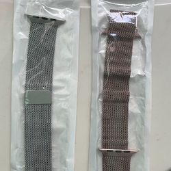 Apple Watch Bands One Silver One Pink Both Magnetic $7 Each  