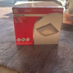 Bathroom Exhaust fan and light