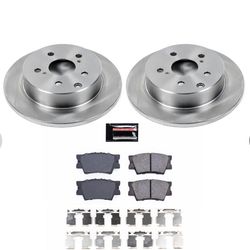 Front Brake Pads and Rotors Kit-Exact Fit for 2006-2018 Toyota Rav4 Lexus HS250H