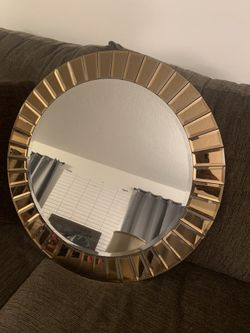 Bronze Round Mirror
