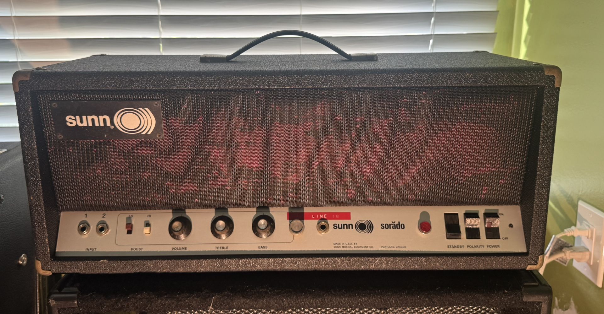 Sunn Sorado Bass Guitar Amp Head 1969