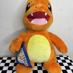 Pokemon Build a Bear Plush Charmander Retired No Sound 2017 Stuffed Animal Plush